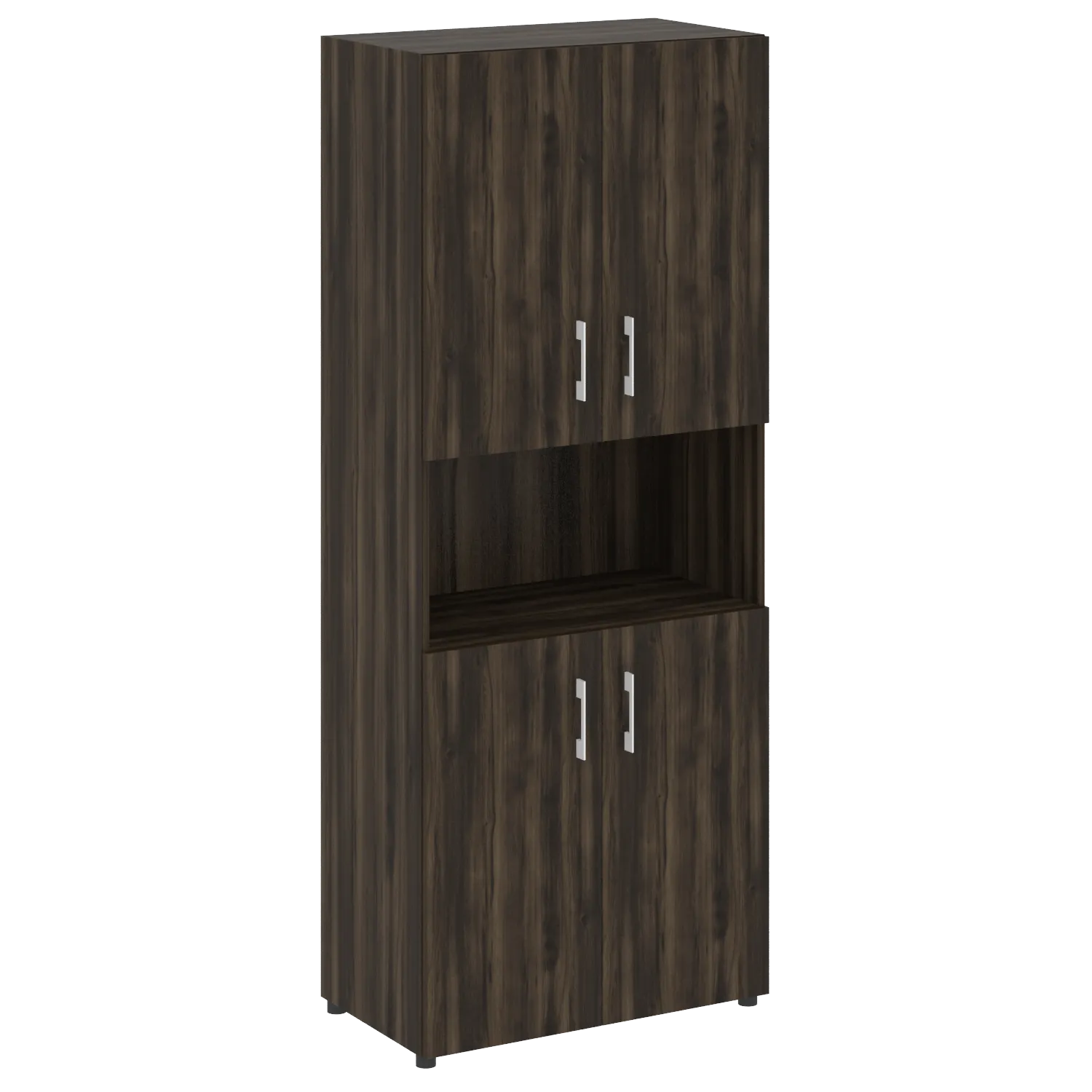 Шкаф высокий широкий (4 низких фасада ЛДСП) Yalta LT.ST-1.5 дуб мали